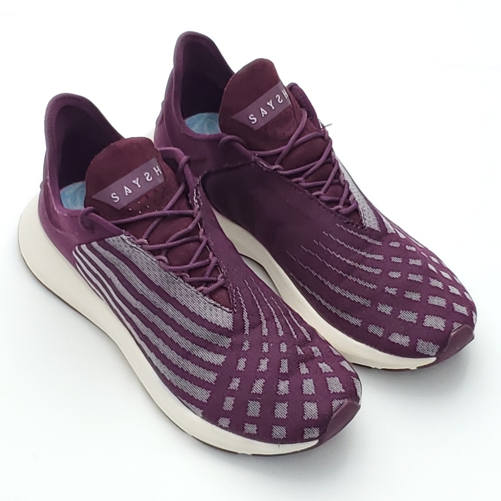 Saysh One Sneakers Plum Purple Colorway Womens Size 8